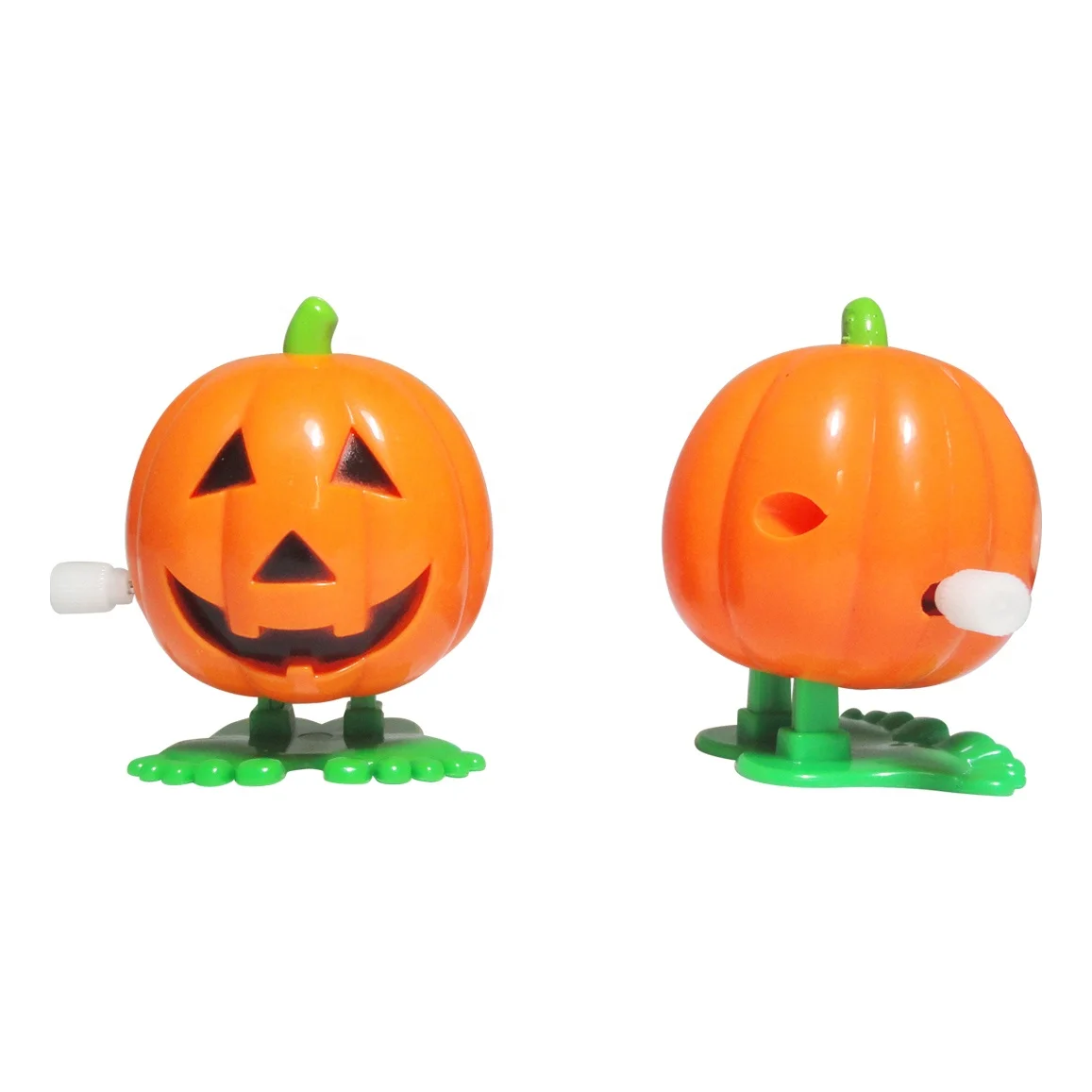 factory price orange jumping wind up walk cartoon toys clockwork Halloween pumpkin Party Favor