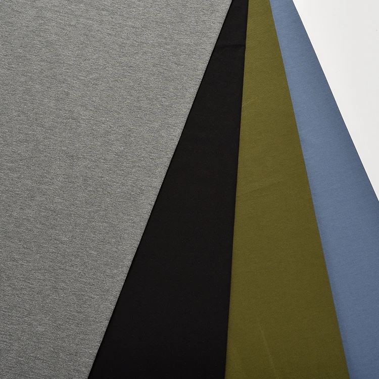 Hot Selling T Shirt Fabric Spandex Istanbul Cotton 46.5% Modal 46.5% Spandex 7% T Shirt Fabric Material