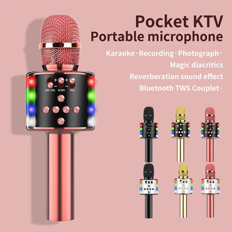 D168C Microphone speakers Microphone karaoke long battery stand by wireless microphone system