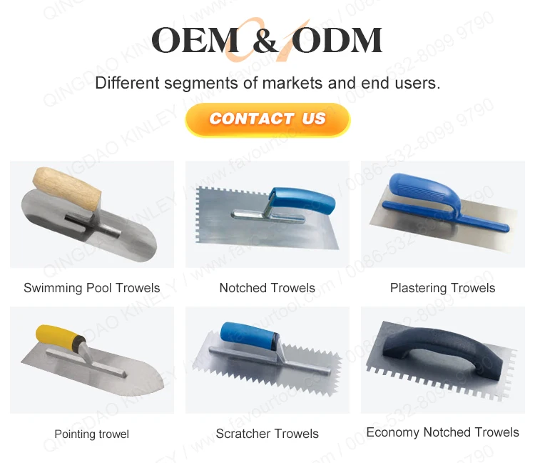 Competitive Price Concrete Tools Bricklaying Trowel For Building Construction Plastering