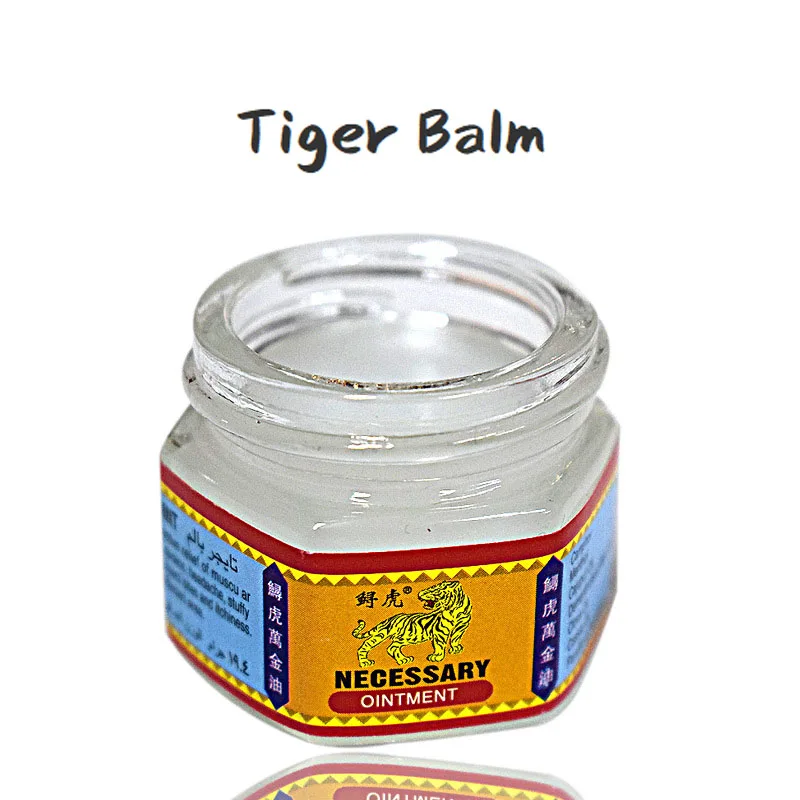 Free Shipping 100% Original Red White Tiger 19.4g Ointment Stomachache Rub Muscular