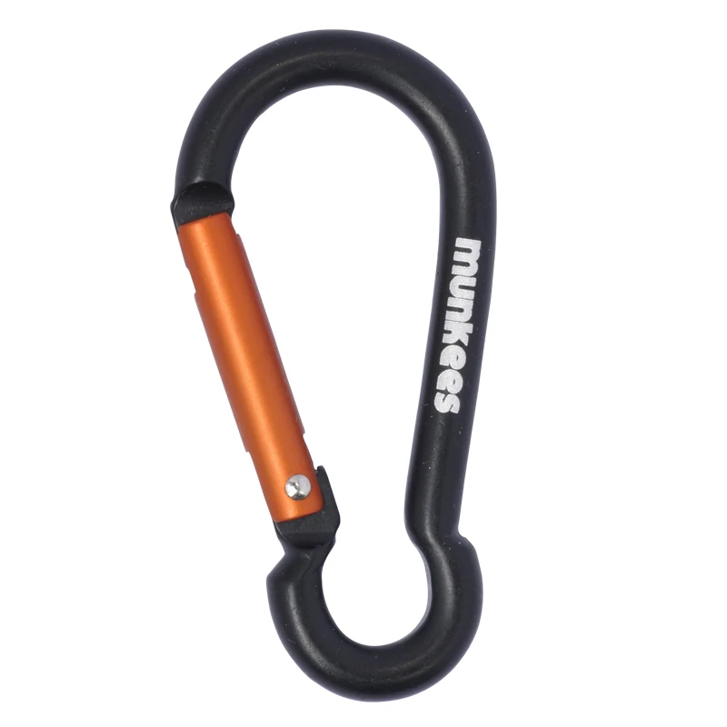 Munkees Aluminum Carabiner Keychain 5 cm Pear Shape Design Useful and  fun Great Giveaways in Assorted colors Pack of 2pcs