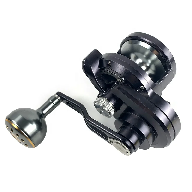 Wholesale Full Metal Fishing Jigging Reel High Speed Ratio Sea Boat Trolling Fishing Reel Boat Fishing Accessories Drum Reel