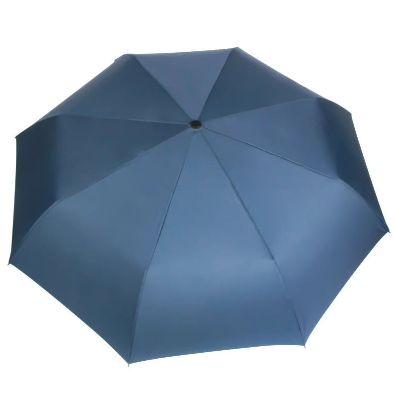 OEM Folding umbrella with Case  Automatic Open And Close With Rain Repellent Fabric And Windproof Fibreglass Ribs EVA case
