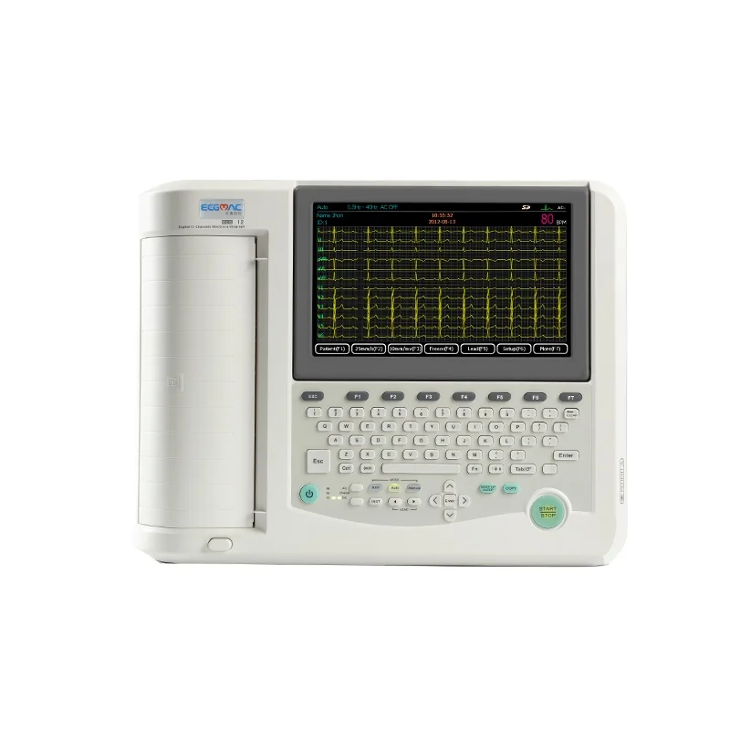 High quality 12 Leads portable electrocardiograph price of ecg machine