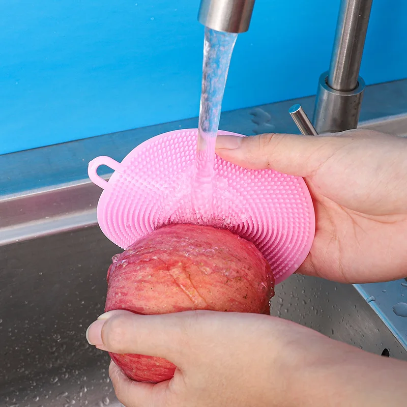 Free Samples Factory Wholesale kitchen dish washing mesh net scrubber sponge