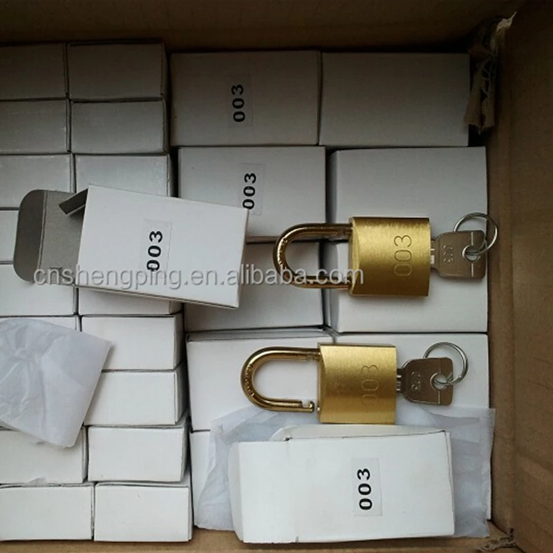003 латунный навесной замок, австралийский противопожарный замок, 30 мм, латунный навесной замок 003