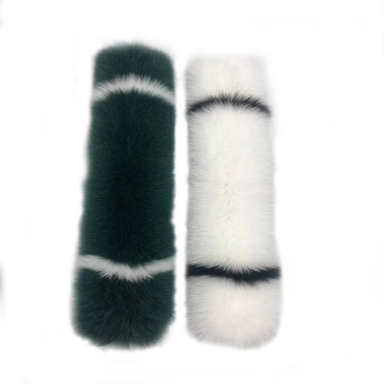 100% Real Fox/Raccoon Big Fur Collar For Hooded Coat/ Faux Fur Collar Hooded