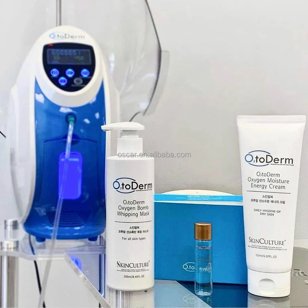 Портативная оригинальная маска Korea O2toderm O2 для обработки чистого кислорода O2derm купольная лицевая терапия кислородная инфузионная машина лица