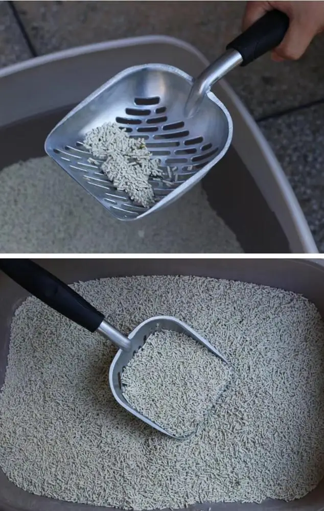 High Quality Easy to Clean Comfortable Handle Large Strong Metal Cat Litter Scoop