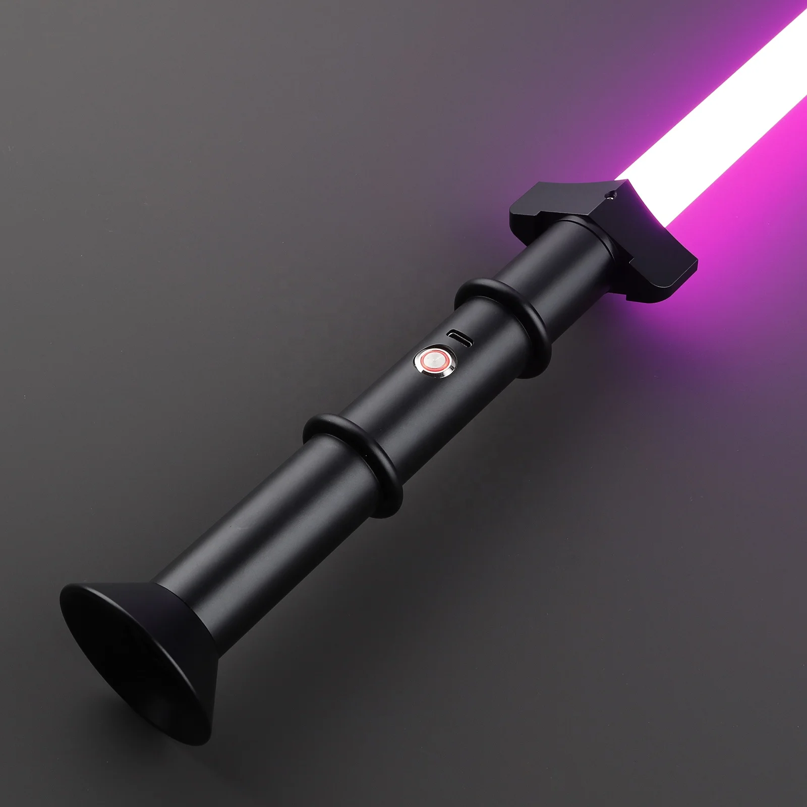 LGT Saberstudio Metal Hilt Lightsaber Smooth Swing Heavy Dueling Sword With Lock Up Blaster Sound Light Up Katana Sword