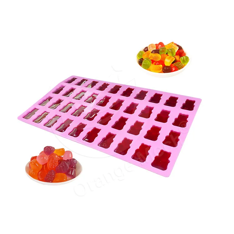 ORME High Temperature Resist Snowman Log Animal Bunny Rectangular Silicone Mold Maker for Chocolate Bar