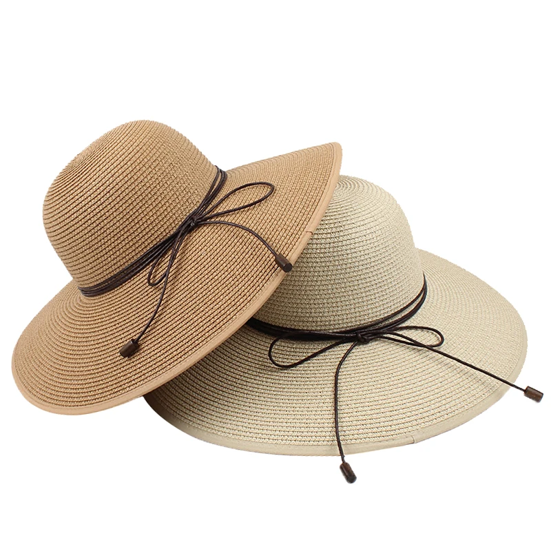 Wholesale summer new ladies straw hats original natural grass hand woven straw hat