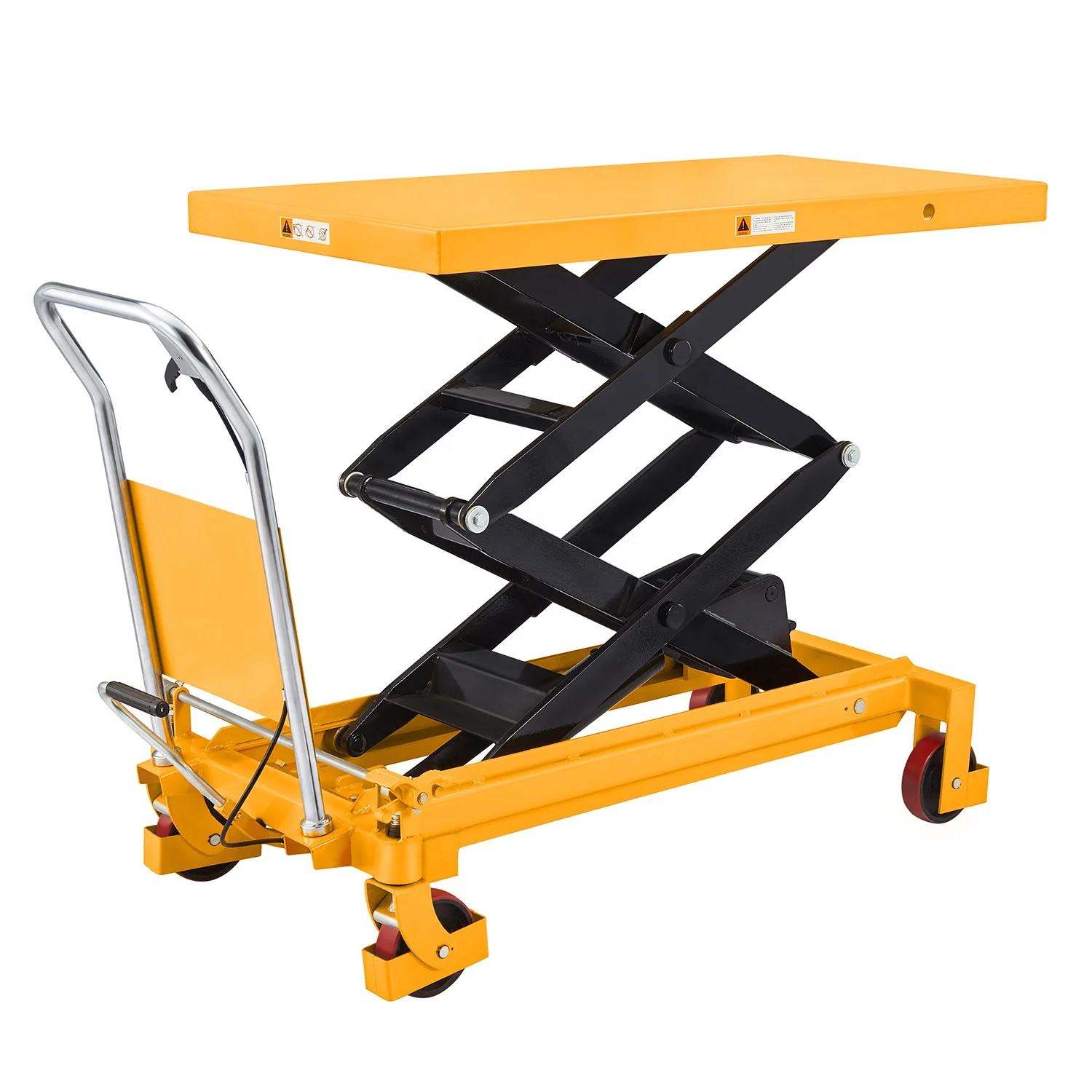 Xilin platform lift 1760lbs small hand manual hydraulic Double Scissors Heavy Duty Lift Table