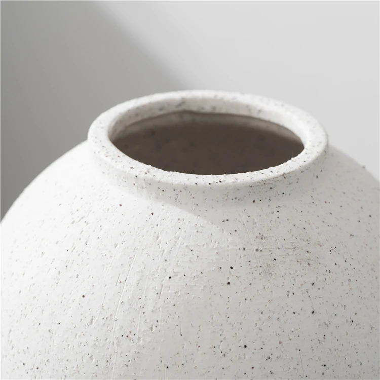 Nordic elegant home wedding decoration vase art ornament white ceramic decorative flower vases