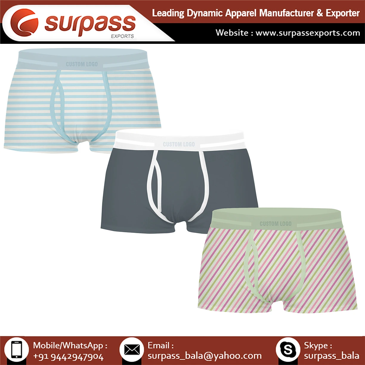 Stylish cotton men peris underwear for 100% cotton briefs