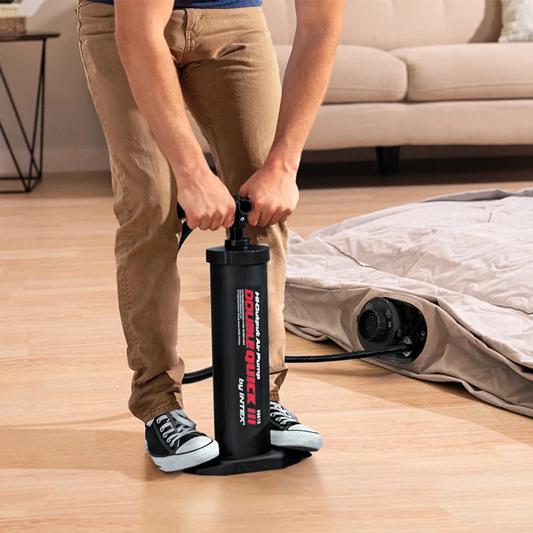 Small Inflator Intex Double Quick Hand Air Tube Pump for Swimming Pool Use Efficient and Convenient Handheld Inflatable Pump