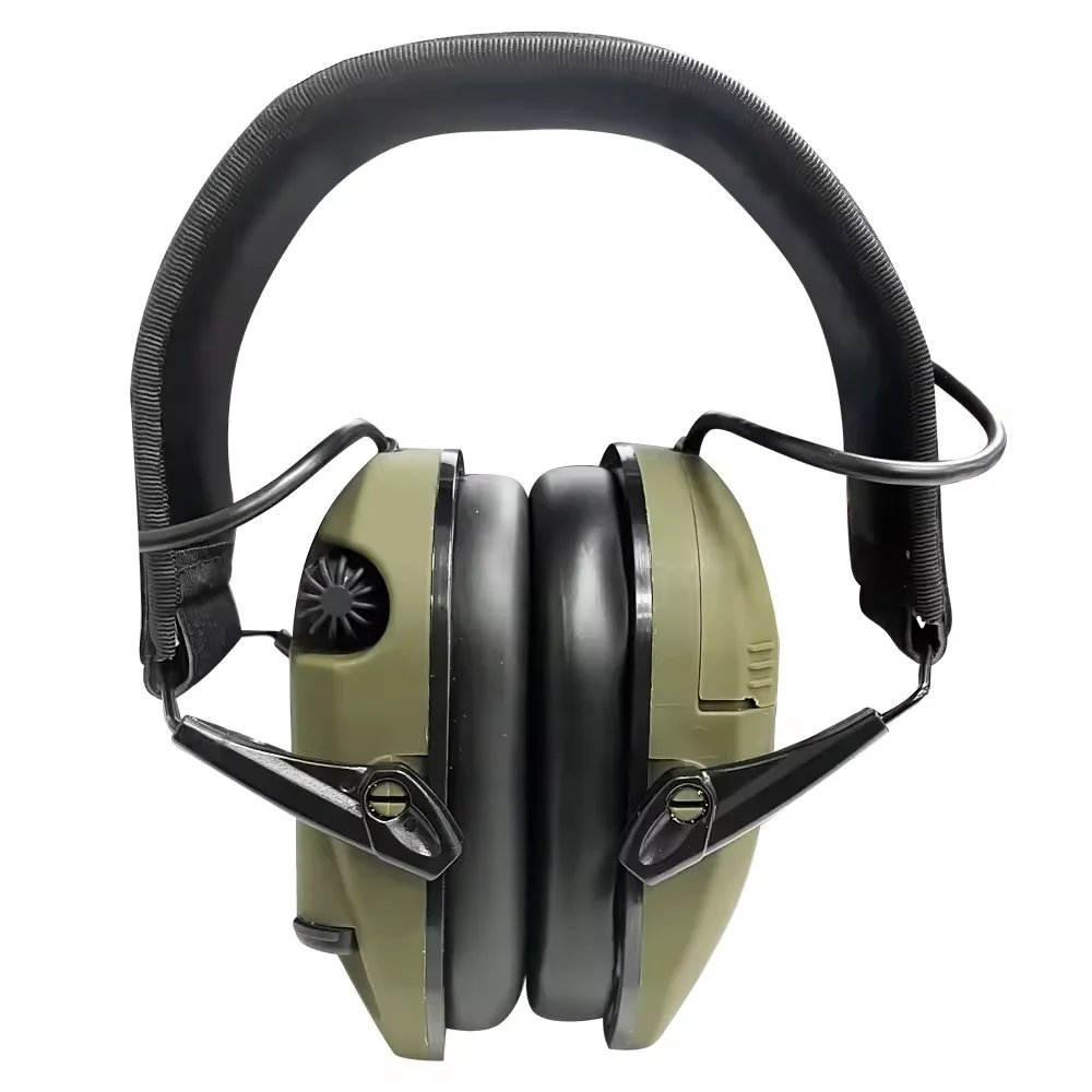 Lightweight Shooting Hunting Range Electronic Slim Low Profile Hearing Protection Slim Electronic Quad Earmuff