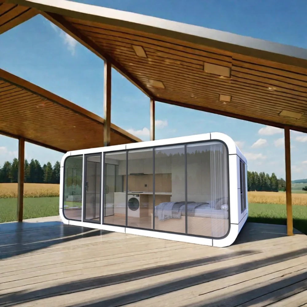 Portable Outdoor Storage Shed Tiny House Mobile Expandable 3D Model Design Portable Mobile House Home
