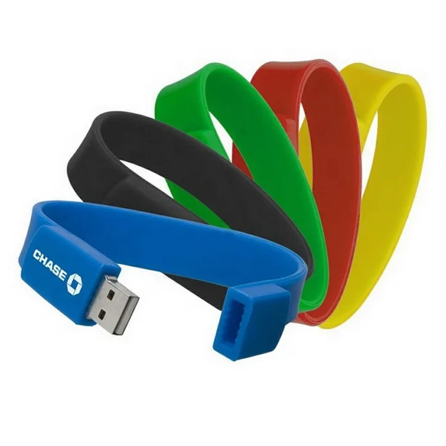 High Speed Wristband Bracelet USB Flash Memory Drives 8GB 16GB 32GB Silicone Pendrive Flash Drive