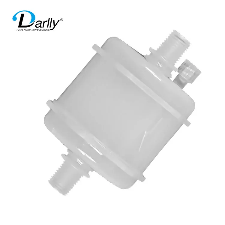 Одноразовый фильтр Darlly, 1/4-3/8 дюйма, шланг с зазубринами, полипропилен, капсулы для струйного принтера 3/5/10 микрон, мини-фильтр