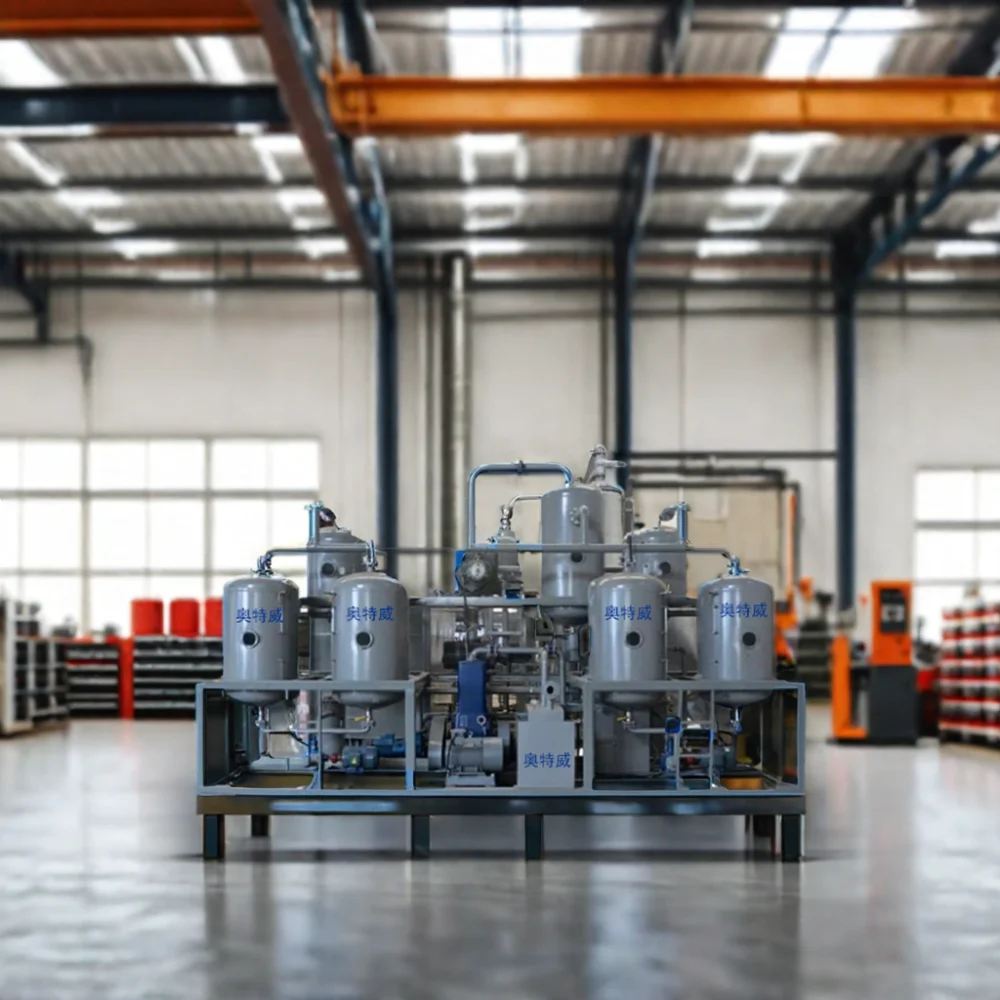 Continuous Used Engine Oil And Pyrolysis Oil To Diesel Refinery Distillation Plant