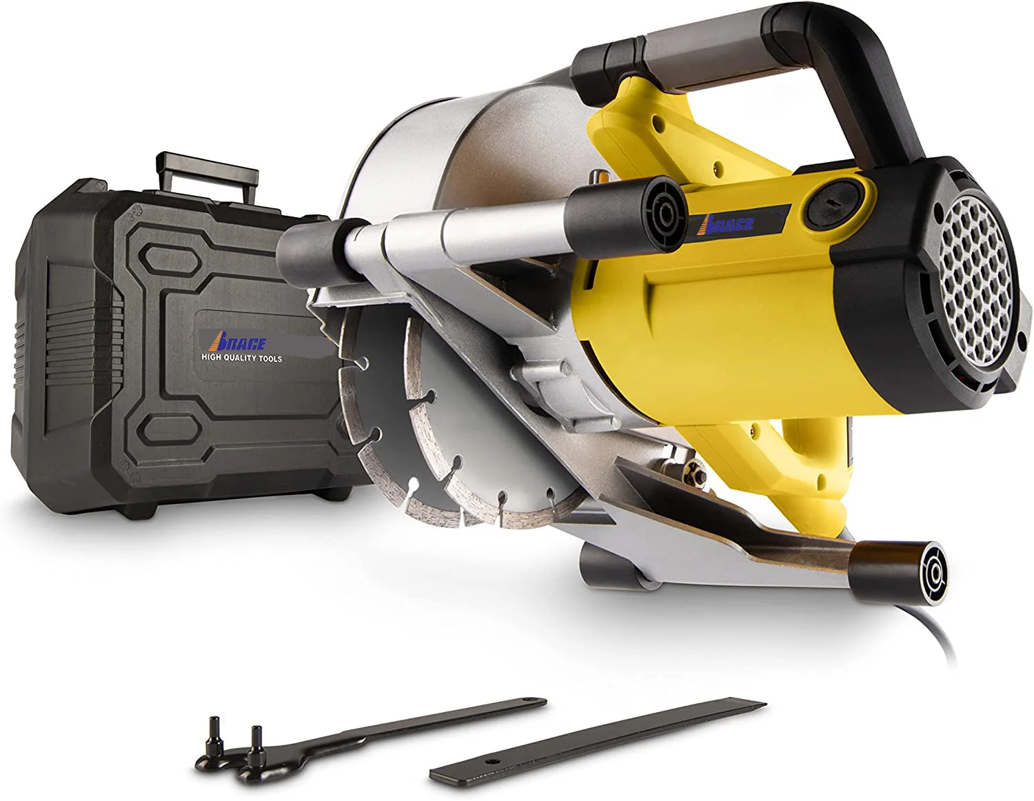 Overload Protection BRACE 1700W Wall Chaser Power Tool With Dust Generation Wall Chaser