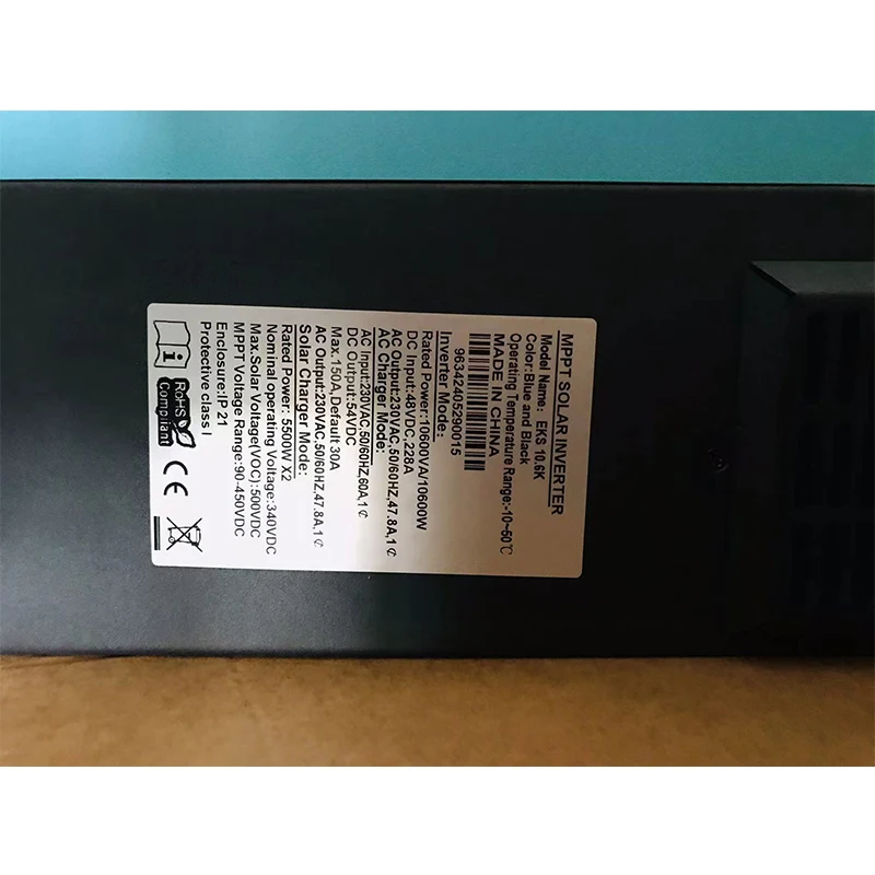 10.6KW on and off hybrid solar power inverter high frequency inverters solar inverter parallel operation with energy storage