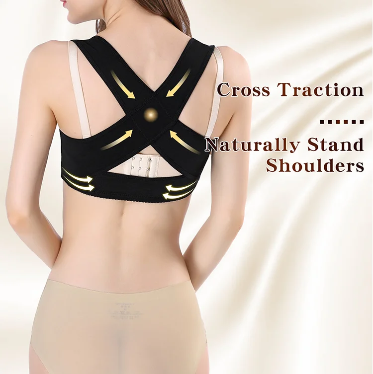 Posture Corrector Brace Back Support Back Retainer Body Shaper Push Up Bra Adjustable Back Posture Belt