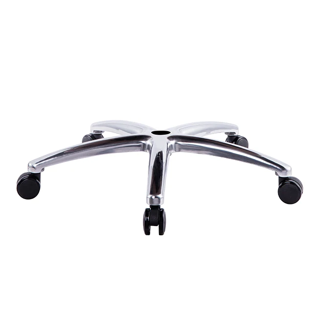 Lab Swivel Chair Aluminum five star leg for industrial polyurethane swivel chair parts with  frog mechanism