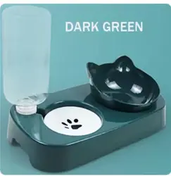 High Quality Pet Bowl Wholesale Dual Use Feeding Bowl Automatic Drinking Fountain Cat Dog Food Bowl