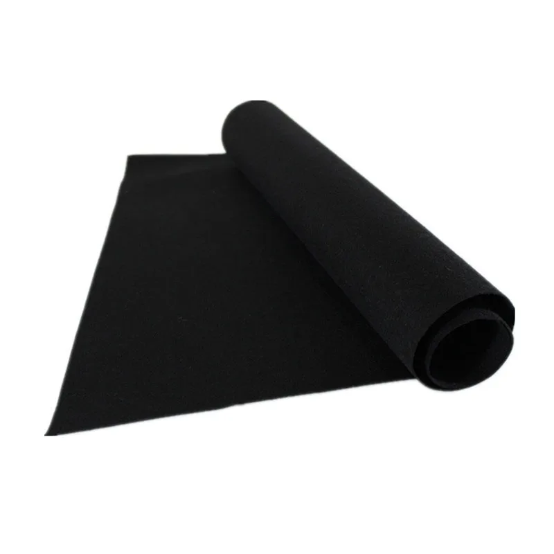 
3mm thick white fine quality Needle Punched self-adhesive polyester felt 