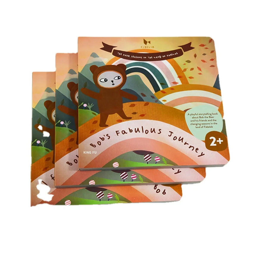 China Custom  High Quality Children  Board Book For Kids Book Printing Service Premium Printing Books