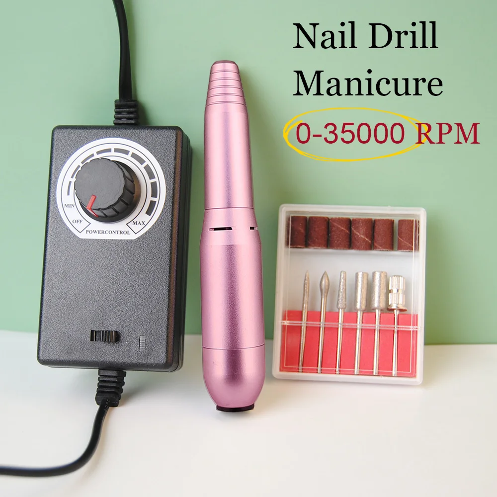 
Professional Strong Electric Nail Drills, Usb Charging Portable Efile Micromotor Nail Drill Machine 2021// 