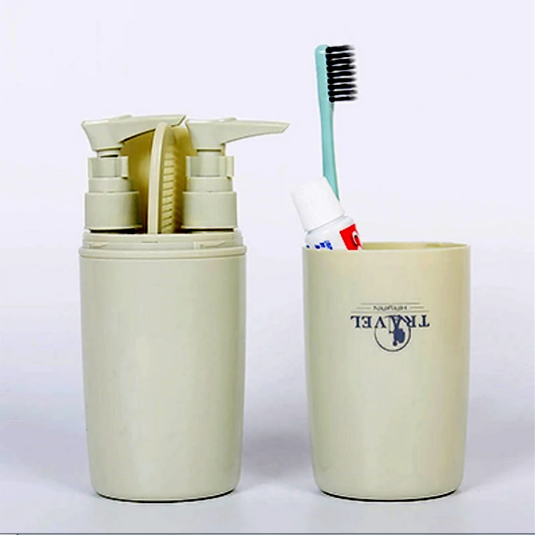 
Travel Kit Small Size Shampoo and Conditioner Bottle of Bathroom Accessory Set 