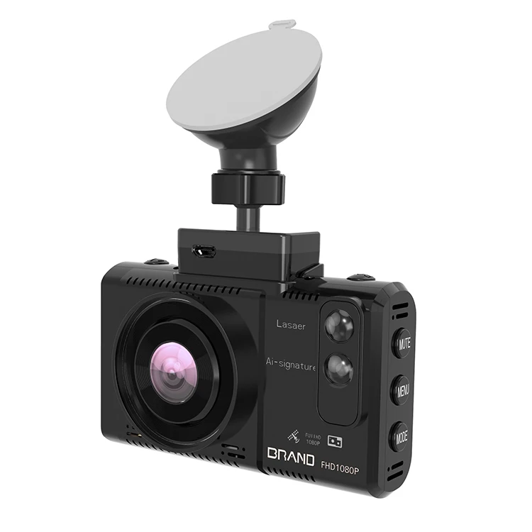 3 inch Combo Dash CAM Car DVR with Full Frequency Radar Detector With Signature 1080P 2K Camera GPS / E-dog