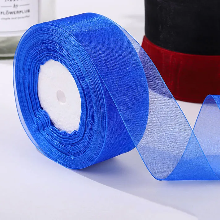 Wholesale Organza Ribbon Transparent Chiffon Ribbon for Wrapping Decorating