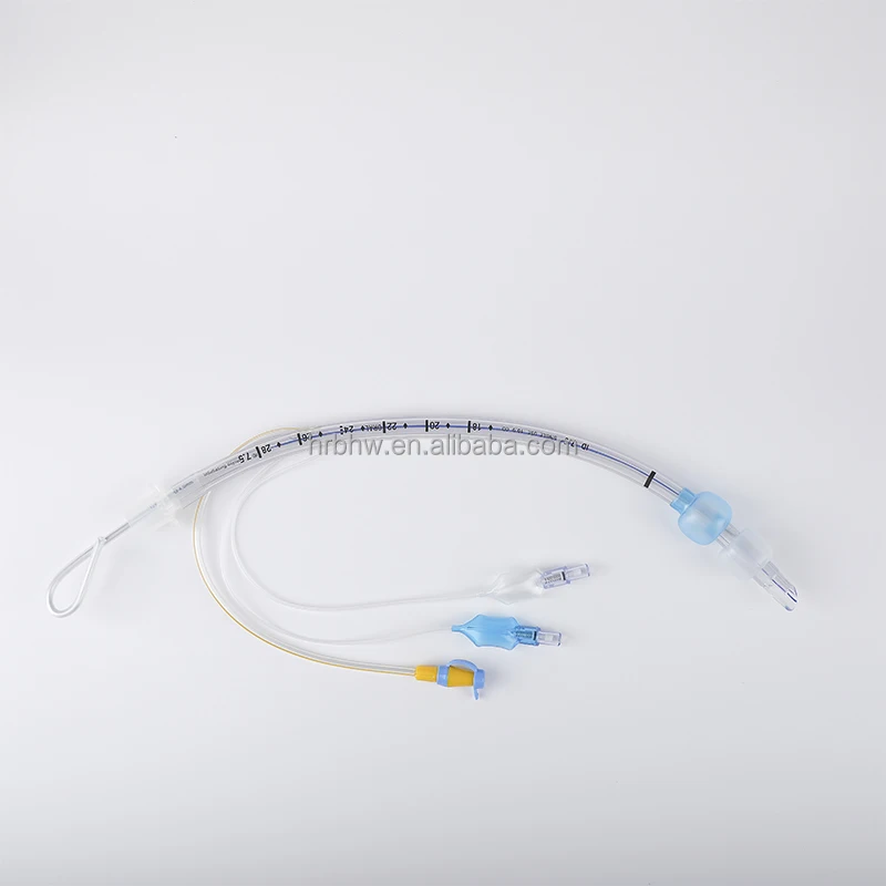 High Quality PVC Double Cuff  Suction Disposable  Endotracheal Intubation Tube
