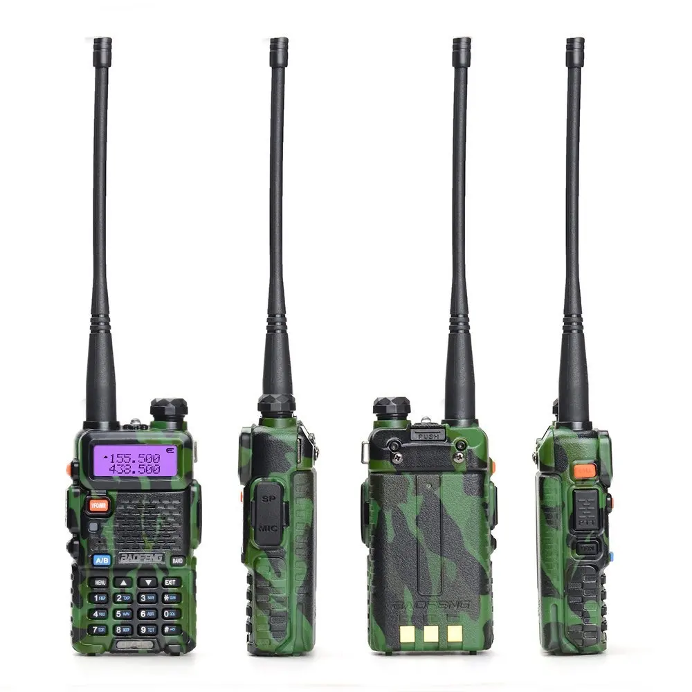 Зашифрованные двухстороннее радио Baofeng UHF 400-480MHz VHF 136-174 МГц BF UV-5R 2 варианта