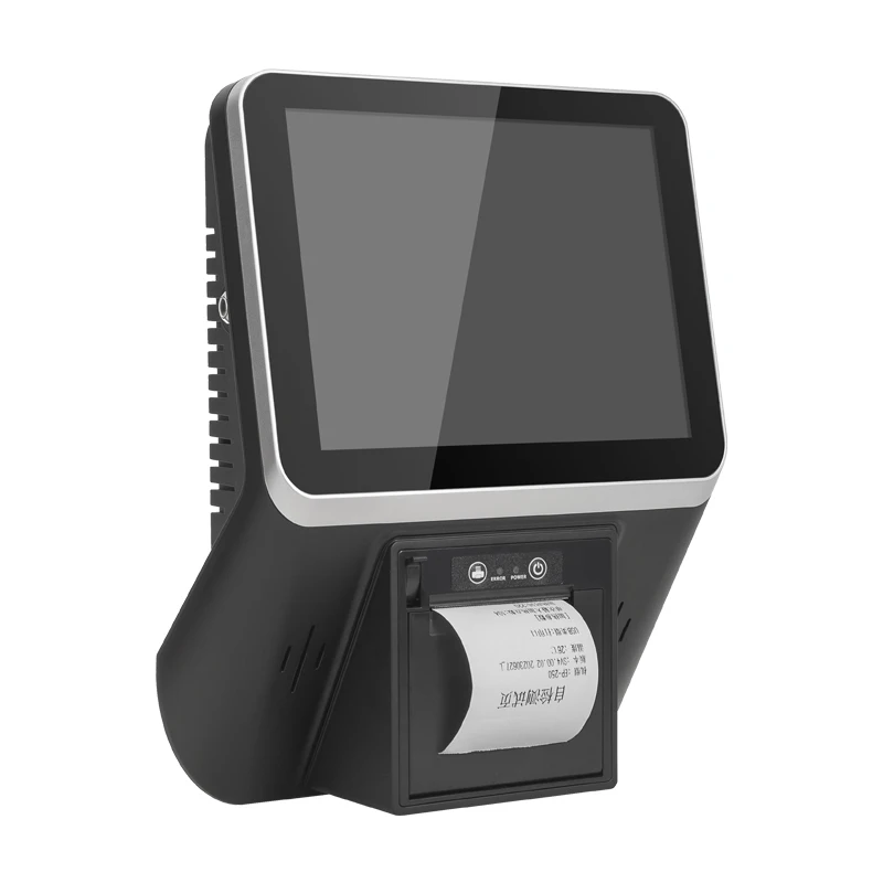 POS Systems with Printer Portable Wall POS 8 Inch Mini POS for Store