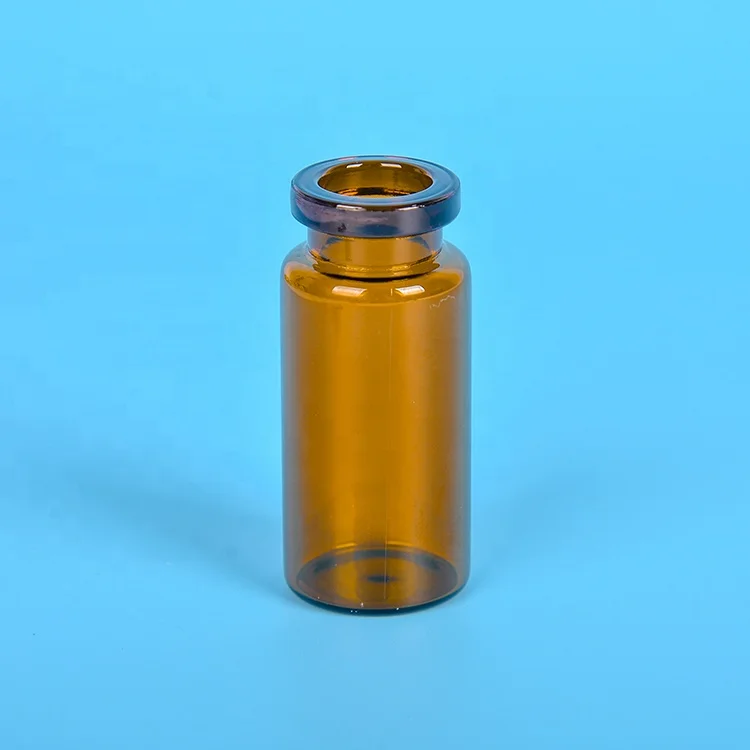 Custom Tubular Pharmacy Penicillin 10ml Glass Vials for Injection with Rubber Stopper and Cap