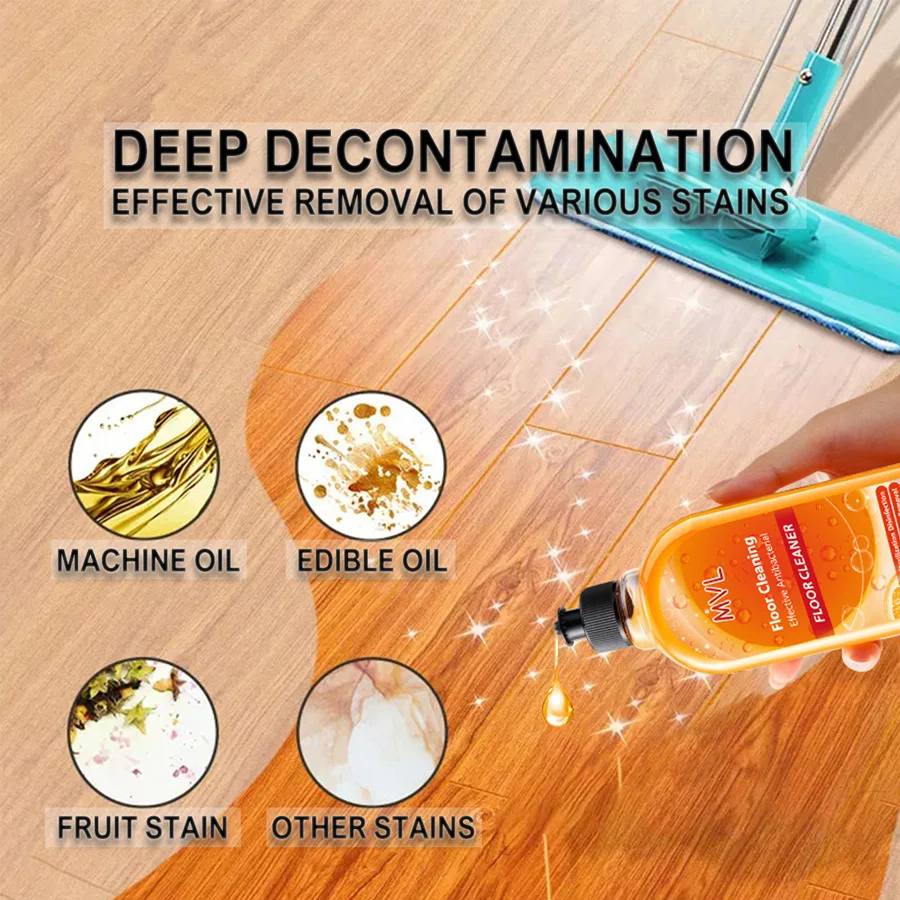 Hot Sale 500ml Multi-Purpose Household Floor Cleaner Quick-Drying and Antibacterial with Bright Finish