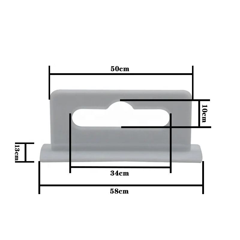 Plastic Display Euro Hole Supermarkets Cabinets Display Hook Custom Durable Hang Tabs