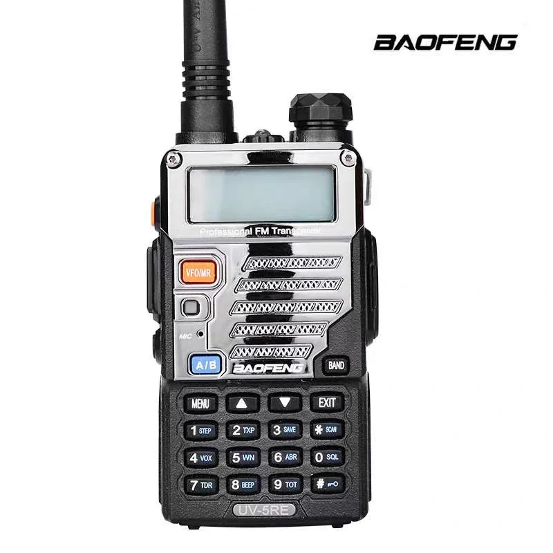Оригинальная горячая Распродажа Baofeng UV-5RE дальнего радиосвязи FM-трансивер 5 Вт UHF/VHF Двухдиапазонная рация Двусторонняя радиостанция