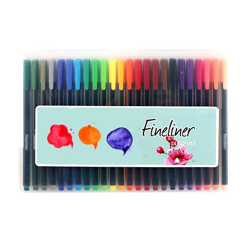 
Fine Line Point Sketch Writing Drawing Markers Fineliner Color Pen 