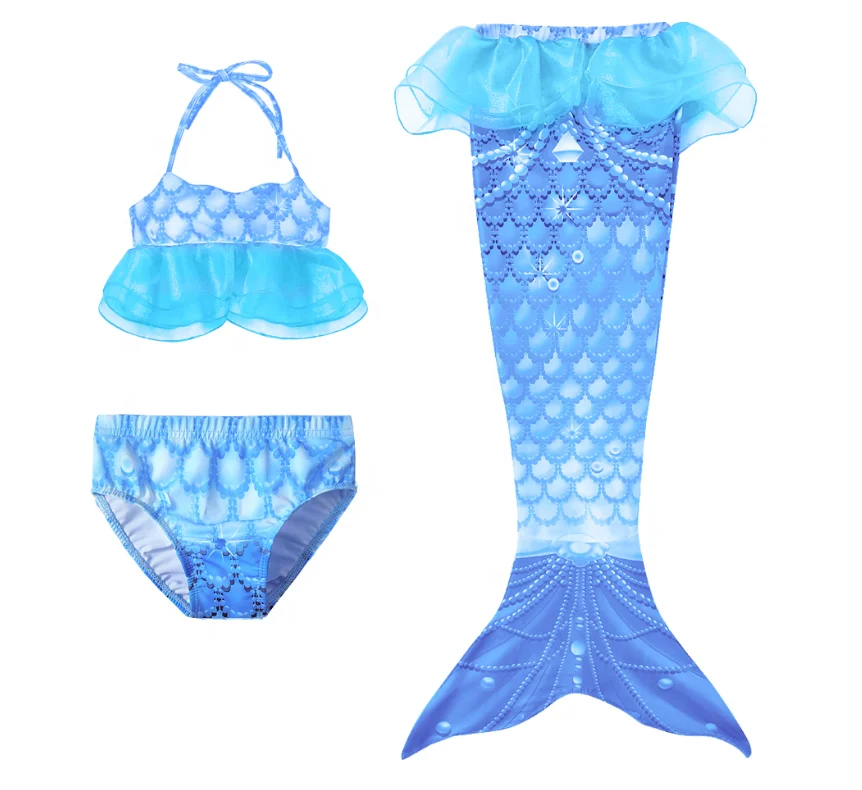 
2020 Summer Hot Child mermaid swimwear Tail for Swimming Kids Mermaid swimwear Tail Similar 