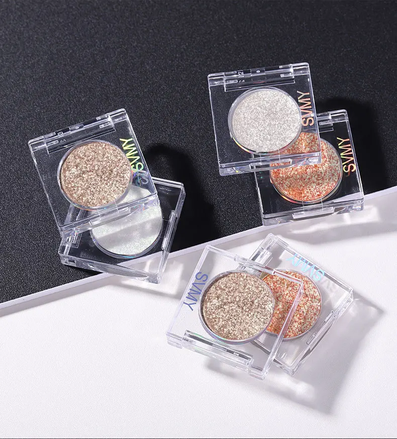 Charm Beauty Makeup High Pigment Shimmer Long Lasting Multichrome Pressed Single Eyeshadow