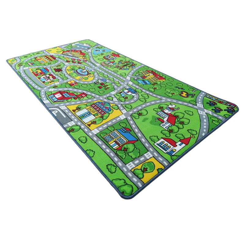 2024 AMZ Eco-Friendly Non-Slip Baby Play Mat Modern Puzzle Kids Carpet Wholesale Machine Made Nylon Polyester Carpet Bedroom Use