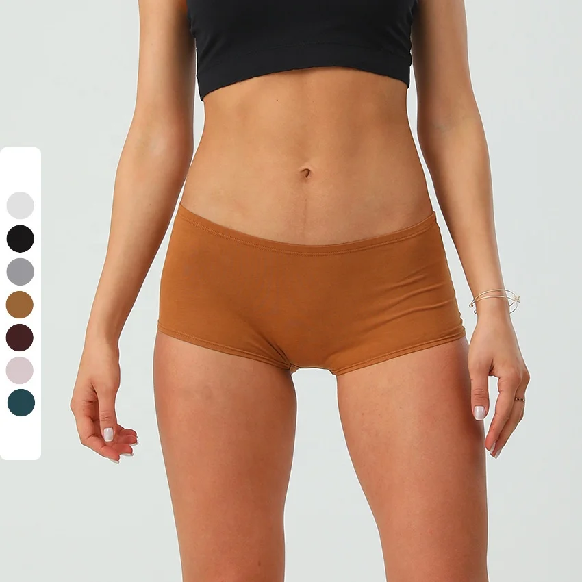 Intiflower P128 New Arrive Ladies Boyshorts Cotton  Short Plus size Boxer  Briefs For Women