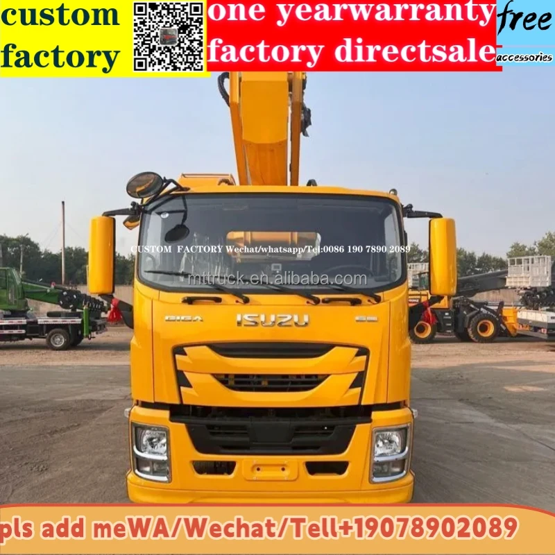 4x2  diesel Factory sales isuzuzu 45m aerial work platform truck high quality diesel aerial work truck